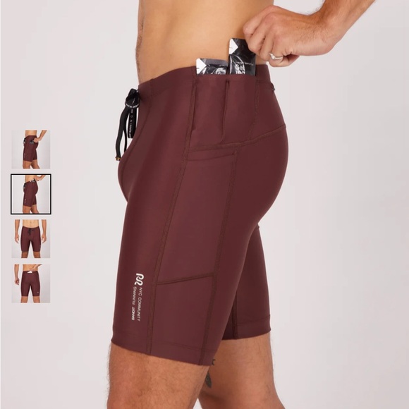 $75 Bandit | Large SUPERBEAM HALF TIGHTS - CHOCOLATE - Picture 3 of 3